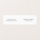 弁護士ユニーク白黒名刺 名刺 (外部フラット)