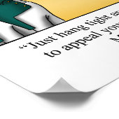 弁護士ユーモアのポスターギフト ポスター (角)