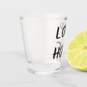 弁護士ユーモア | ループホールリーガルジャーゴンジョーク引用文 ショットグラス (左)