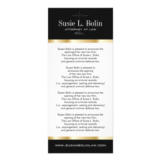 弁護士ラックカード ラックカード (正面)