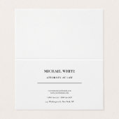 弁護士リネンミニマルプロフェッショナル 名刺 (外部フラット)