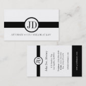 弁護士リボン丸 名刺 (正面/裏面)