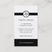 弁護士リボン丸 名刺 (裏面)