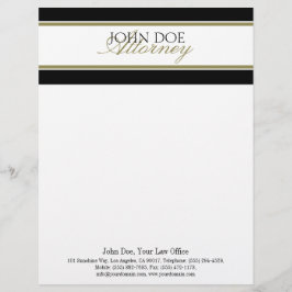 弁護士レターヘッド金ゴールドの原稿MatchBusinessCard レターヘッド