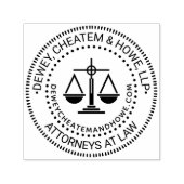 弁護士事務所のロゴ, 天秤のマーク, 事務所名, URL セルフインキングスタンプ (デザイン)