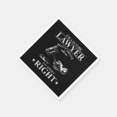 弁護士会社法律学校贈与Im将来の弁護士D スタンダードカクテルナプキン (角)