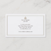 弁護士伝統的法務スケール 名刺 (裏面)