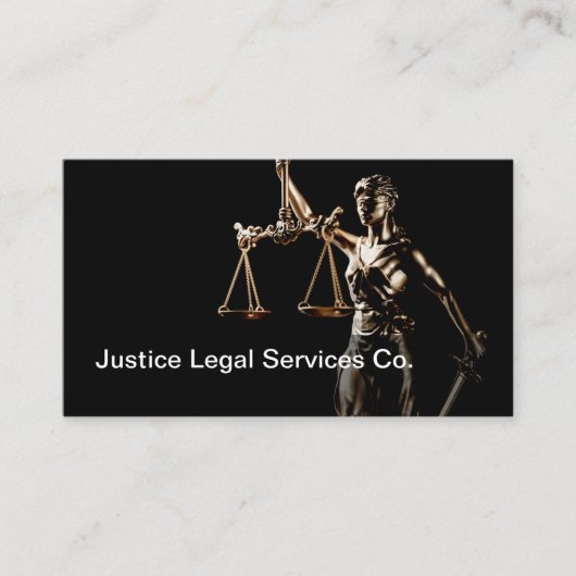弁護士刑事司法ビジネスカード 名刺 (正面)
