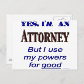 弁護士力による良ことわざ ポストカード (正面/裏面)