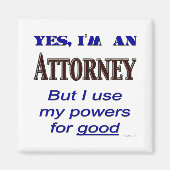 弁護士力による良ことわざ マグネット (正面)