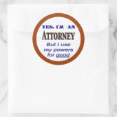 弁護士力善良弁護士ことわざ ラウンドシール (バッグ)