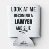 弁護士卒業シャツ弁護士Tシャツ 缶クーラー (裏面)