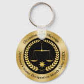 弁護士卒業パーティーアイディア、格安パーティーの好意 キーホルダー (正面)