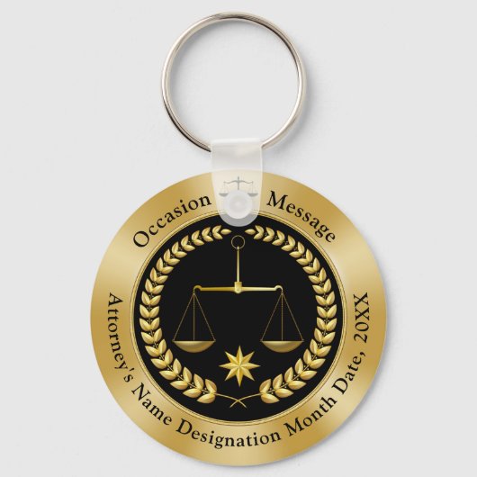 弁護士卒業パーティーアイディア、格安パーティーの好意 キーホルダー (正面)