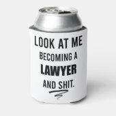 弁護士卒業Tシャツ 缶クーラー (缶裏面)