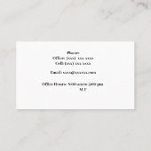 弁護士又は弁護士名刺 名刺 (裏面)