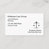 弁護士名刺両面デザイン 名刺 (正面)
