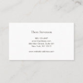 弁護士名刺名刺 名刺 (裏面)