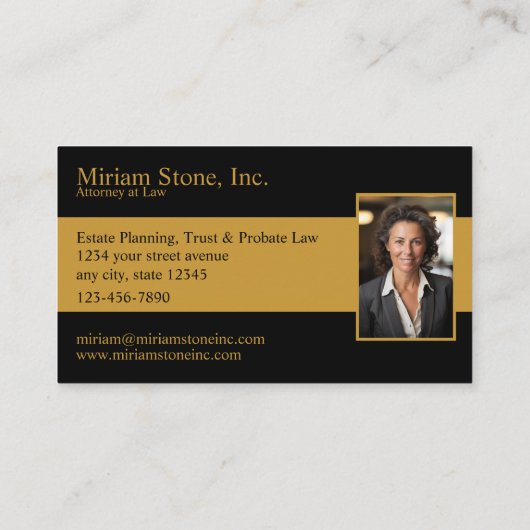 弁護士名刺 名刺 (裏面)