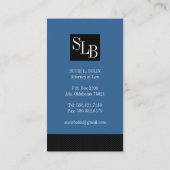 弁護士名刺 名刺 (裏面)