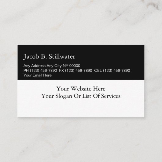 弁護士名刺 名刺 (裏面)