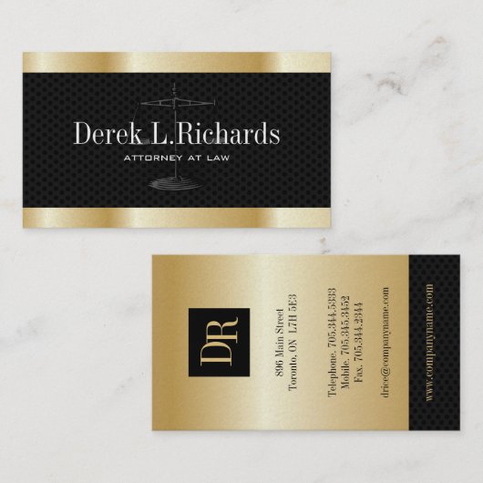 弁護士名刺 名刺 (正面/裏面)