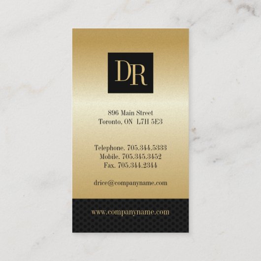 弁護士名刺 名刺 (裏面)