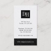 弁護士名刺 名刺 (裏面)