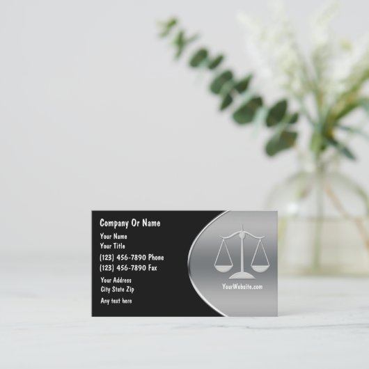 弁護士名刺 名刺 (スタンド正面)