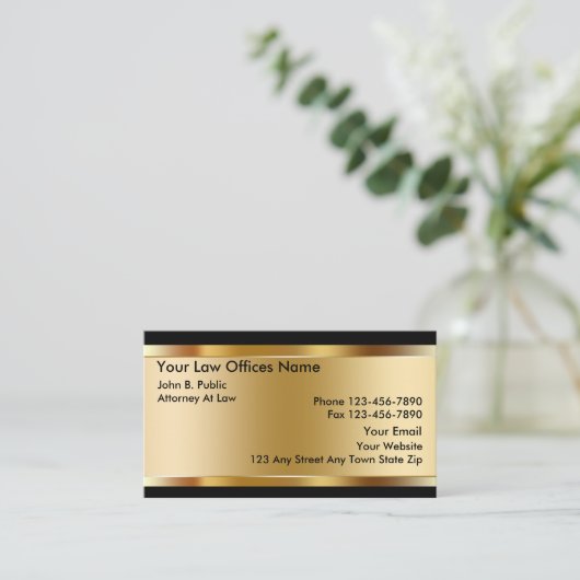 弁護士名刺 名刺 (スタンド正面)