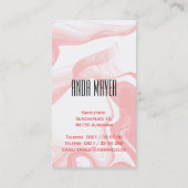 弁護士名刺 Business Card _ 赤 名刺 (裏面)