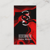 弁護士名刺 Business Card _ 赤 名刺 (正面)