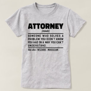 弁護士名詞定義プロフェッショナルワーカークール Tシャツ
