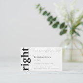 弁護士基礎 名刺 (スタンド正面)