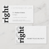 弁護士基礎 名刺 (正面/裏面)