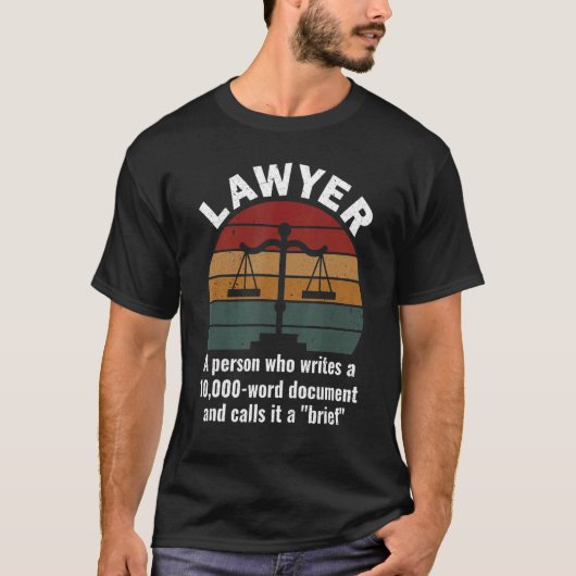 弁護士定義法律事務所弁護士弁護士 Tシャツ (正面)