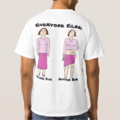 弁護士対皆ワイシャツ Tシャツ (裏面)