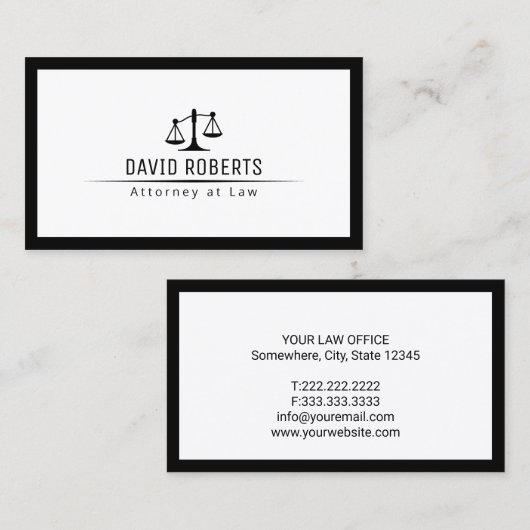 弁護士平民縁ど弁護士 名刺 (正面/裏面)