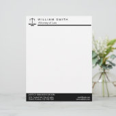 弁護士弁護士の正義のプロフェッショナル レターヘッド (スタンド正面)