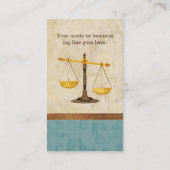 弁護士弁護士の法務実務の裁判官の記号 名刺 (裏面)