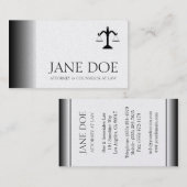 弁護士弁護士の法律事務所のオフィスのスケールはPlatnum衰退します 名刺 (正面/裏面)