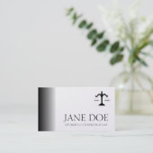 弁護士弁護士の法律事務所のオフィスのスケールはPlatnum衰退します 名刺 (スタンド正面)