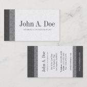 弁護士弁護士の法律事務所の大理石及び石板のボーダー 名刺 (正面/裏面)