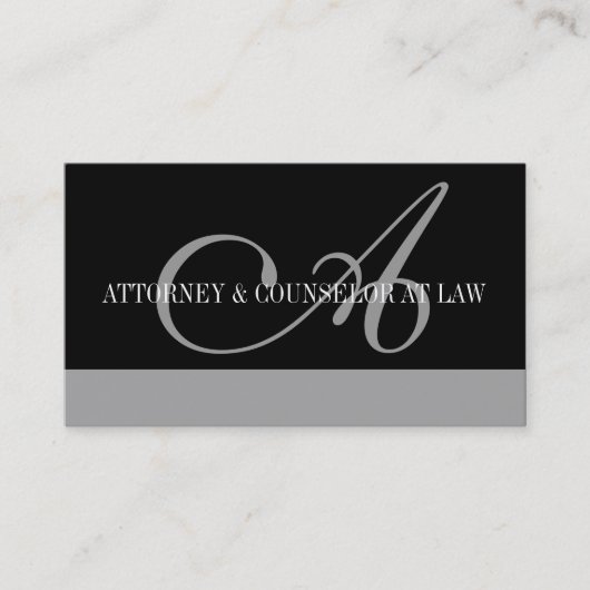 弁護士弁護士の法的カウンセラーの法律事務所のオフィス 名刺 (正面)