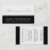 弁護士弁護士の法的カウンセラーの法律事務所のオフィス 名刺 (正面/裏面)