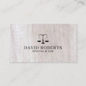 弁護士弁護士クラシーホワイトウッド 名刺 (正面)