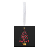 弁護士弁護士クリスマスツリー キューブオーナメント (右)