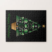 弁護士弁護士クリスマスツリー ジグソーパズル (横)