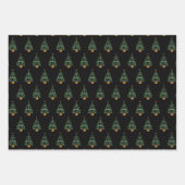 弁護士弁護士クリスマスツリー ラッピングペーパーシート (正面2)