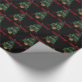 弁護士弁護士クリスマスツリー ラッピングペーパー (角)